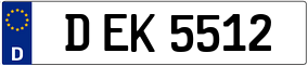 Truck License Plate